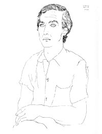 Robert LaVigne's portrait of John Weiners