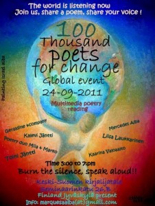 100 Thousand Poets for Change, Finland